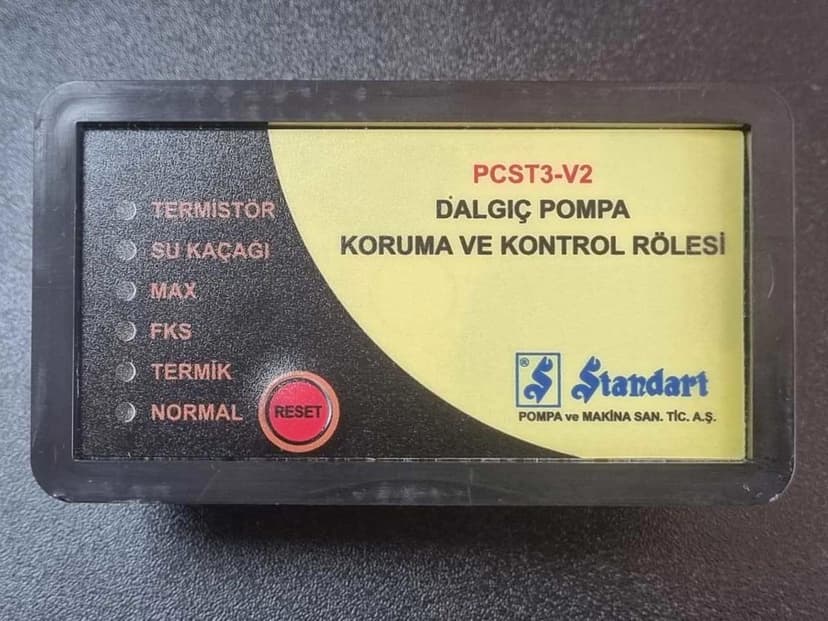 Standart PCST3-V2 Dalgıç Pompa Koruma ve Kontrol Rölesi