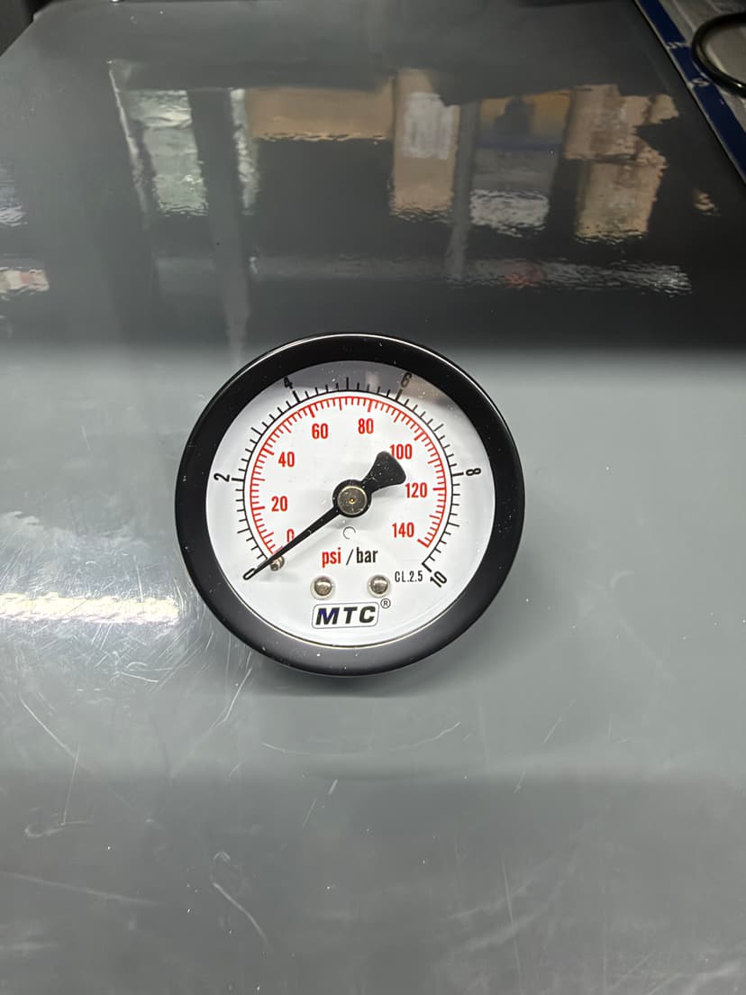 MTC Manometre – 0–16 bar, Arkadan Çıkışlı