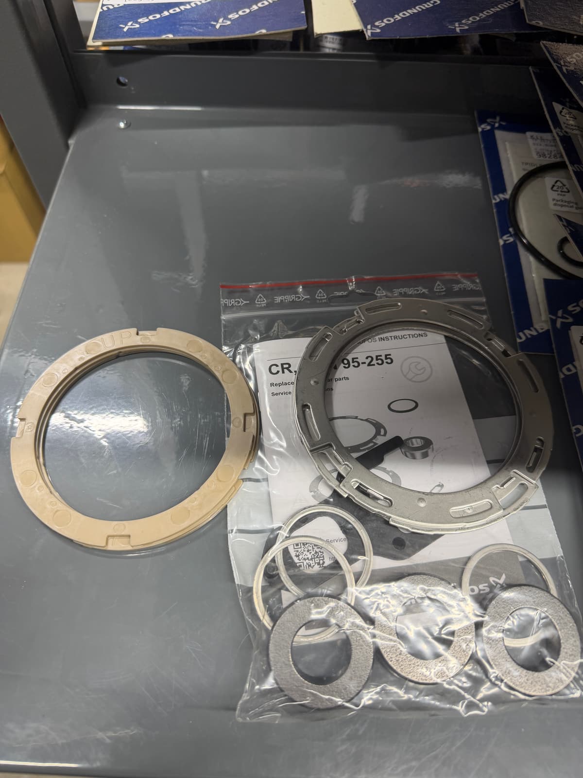 Grundfos Aşınma Parçası Kiti – Wear Part Kit CR/CRN 95 (1–4 Kademe) Grafit D22