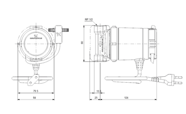 Grundfos COMFORT 15-14 B TA Kullanım Suyu Sirkülasyon Pompası