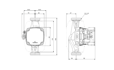 Grundfos ALPHA2 GO 25-60 180 Frekans Kontrollü Sirkülasyon Pompası (1x220-240V)