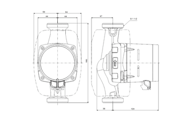 Grundfos ALPHA2 25-80 180 Frekans Kontrollü Sirkülasyon Pompası (1x230V)