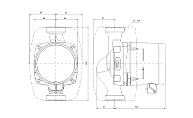 Grundfos ALPHA2 20-60 N 150 Frekans Kontrollü Sirkülasyon Pompası (1x230V)