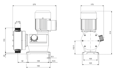 Grundfos DMX 50-10 B-PV/T/C-X-E1U2U2XEMNG Dozaj Pompası