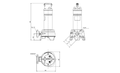 Grundfos UNILIFT APG.40.10.A1 Parçalayıcılı Atık Su Dalgıç Pompası (1x230V)