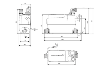 Grundfos Sololift2 C-3 Atık Su Terfi Ünitesi