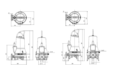 Grundfos SEG.40.15.2.50B Parçalayıcılı Atık Su Dalgıç Pompası