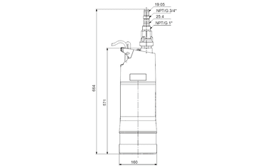 Grundfos SBA 3-35 A Dalgıç Kuyu ve Yağmur Suyu Pompası (1x230V)