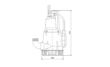 Grundfos KPC 600 A Drenaj Dalgıç Pompası (1x220V)
