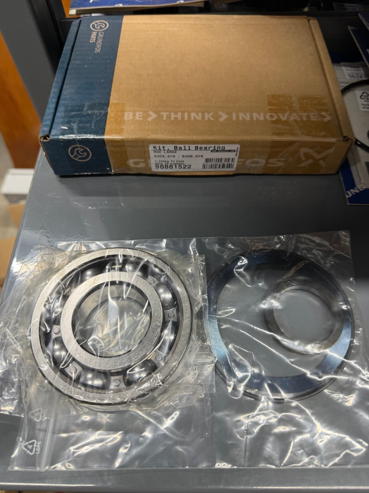 Grundfos Rulman/Yatak Kiti – Ball Bearing MGE Large 6309.SYN / 6306.SYN