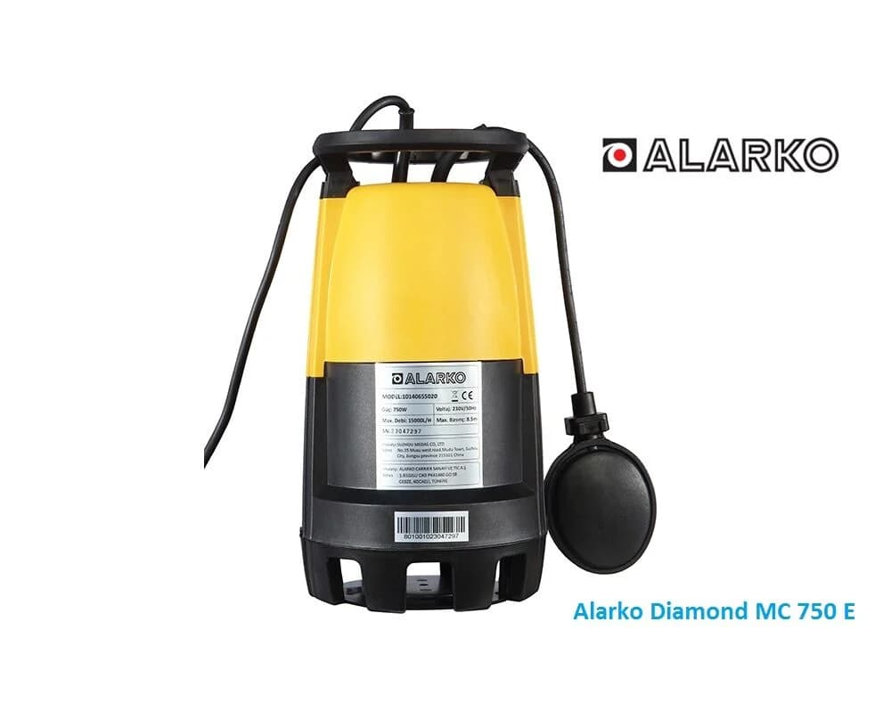Alarko MC 750 E Çok Amaçlı Dalgıç Pompa – 750 W, 1×220 V